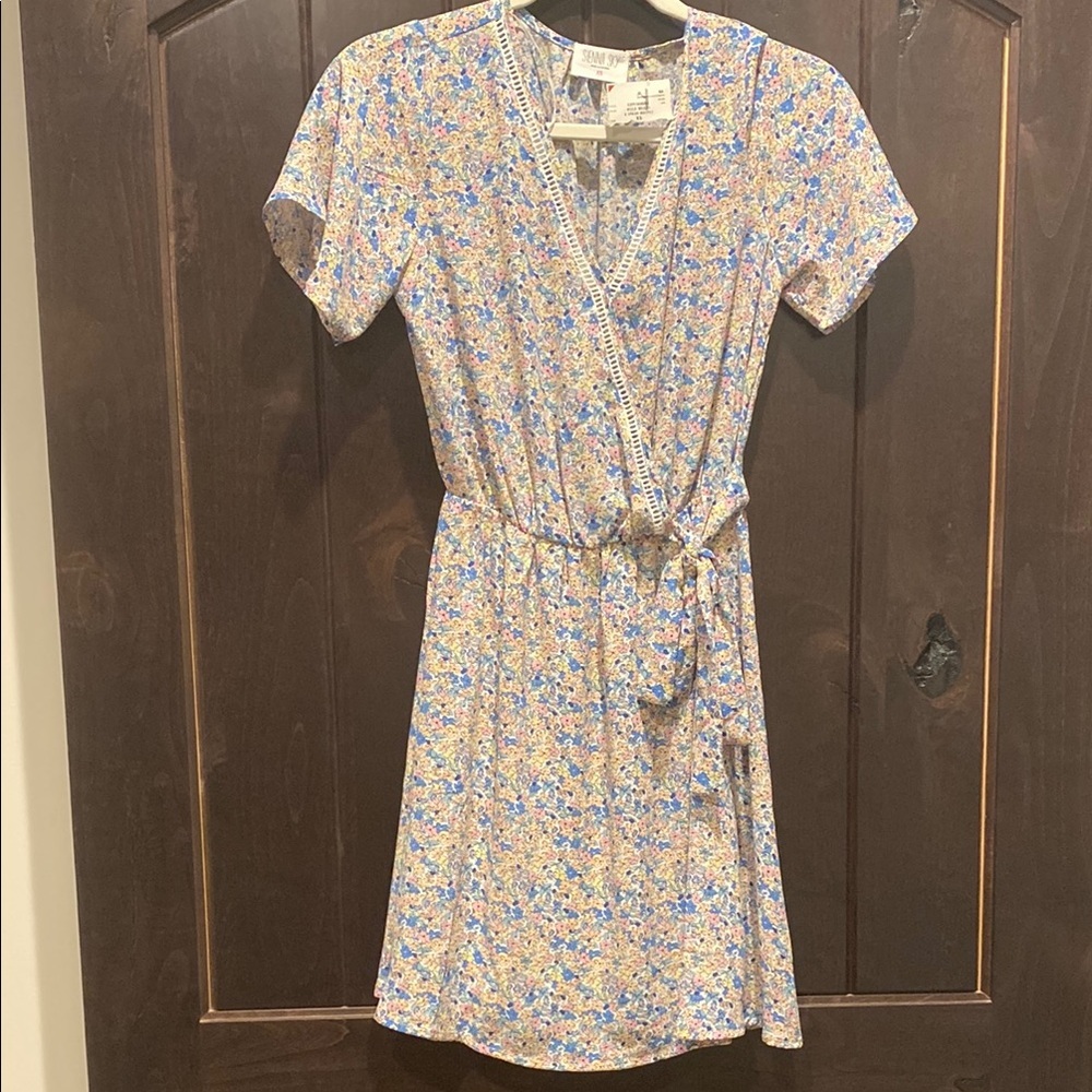 Floral Wrap Dress